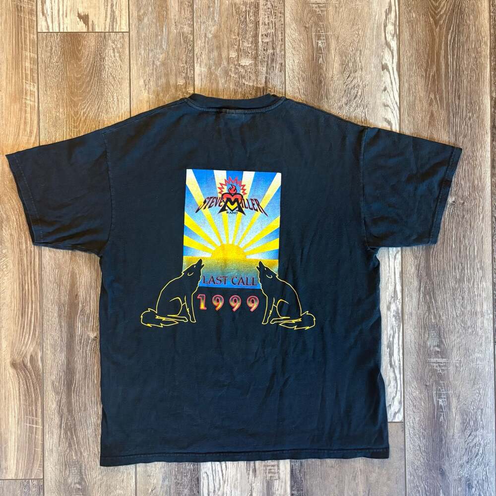 Vintage 1999 Steve Miller Band Last Call Tour T-Shirt Winterland Size L